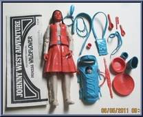 Princess Wildflower from Best of the West - Johnny West Adventure manufactured by Marx [Loose]