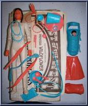 Princess Wildflower from Best of the West - Johnny West Adventure manufactured by Marx [Loose]