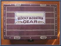 Rocky Mountain Gear Chest from Best of the West - Johnny West - Accessories manufactured by Marx [Front]