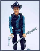 Sheriff Garrett (Steele Blue) from Best of the West - Johnny West manufactured by Marx [Loose]