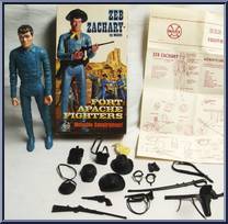 Zeb Zachary from Best of the West - Fort Apache Fighters manufactured by Marx [Loose]
