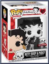 Betty Boop & Pudgy (Black & White) from Betty Boop - Pop! Vinyl Figures manufactured by Funko [Front]