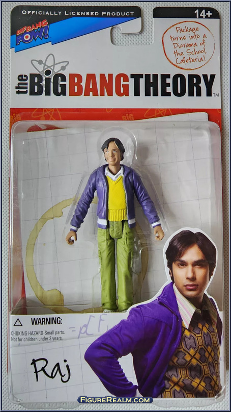 Raj - Big Bang Theory - Basic Series - Bif Bang Pow! Action Figure