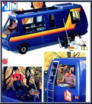 Adventure Mobile (Camper Base) from Big Jim - Spy Vehicles manufactured by Mattel [Loose]