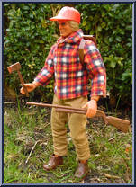 Camper (Plaid, Rifle) from Big Jim - Big Jim Outfits: Action Sets manufactured by Mattel [Loose]