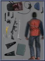 Commando Jeff (Black Hair) from Big Jim - Spy Figures manufactured by Mattel [Loose]