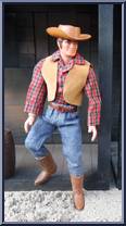 Cowboy (Plaid, Brown Vest) Action Figure