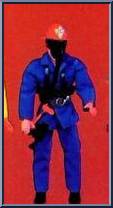 Firefighter (Blue) from Big Jim - Big Jim Outfits: Action Sets manufactured by Mattel [Loose]