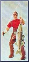 Fisherman (Red Shirt) from Big Jim - Big Jim Outfits: Action Sets manufactured by Mattel [Loose]