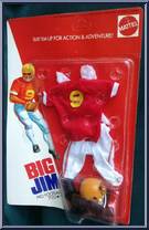 Football Pro (Red, White) from Big Jim - Big Jim Outfits: Action Sets manufactured by Mattel [Front]