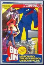 Headquarters Commander from Big Jim - In the Future Mission Pack manufactured by Mattel [Front]