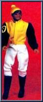 Jockey (Yellow, Black) from Big Jim - Big Jim Outfits: Action Sets manufactured by Mattel [Loose]