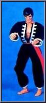 Kung Fu (Black, White) from Big Jim - Big Jim Outfits: Action Sets manufactured by Mattel [Loose]