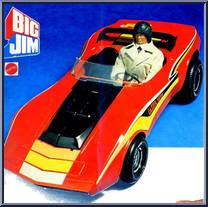 Lazervette (Red) from Big Jim - Spy Vehicles manufactured by Mattel [Loose]