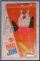 Lifeguard (Yellow Fins) from Big Jim - Big Jim Outfits: Action Sets manufactured by Mattel [Front]