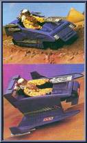 Sand Sniper from Big Jim - In the Future Vehicles manufactured by Mattel [Loose]