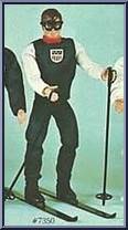 Skier (Blue, White) from Big Jim - Big Jim Outfits: Olympic manufactured by Mattel [Loose]
