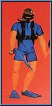 Skin Diver (Blue) from Big Jim - Big Jim Outfits: Action Sets manufactured by Mattel [Loose]