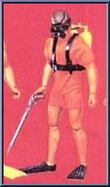 Skin Diver (Orange) from Big Jim - Big Jim Outfits: Action Sets manufactured by Mattel [Loose]