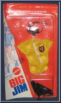 Skin Diver (Yellow / Red) from Big Jim - Big Jim Outfits: All Star manufactured by Mattel [Front]