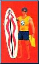 Surfer (Yellow, Blue) from Big Jim - Big Jim Outfits: Action Sets manufactured by Mattel [Loose]