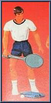 Tennis (White, Blue) from Big Jim - Big Jim Outfits: Action Sets manufactured by Mattel [Loose]