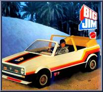 VW Golf Convertible (Tan) from Big Jim - Spy Vehicles manufactured by Mattel [Loose]