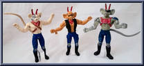 Set from Biker Mice From Mars - Super Bendables manufactured by Galoob [Loose]