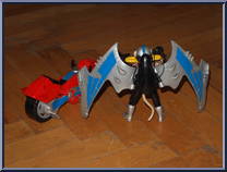 Star-Blastin' Vinnie from Biker Mice From Mars - Astro Bro's manufactured by Galoob [Loose]