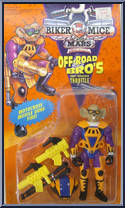 Turf Thrashin' Throttle from Biker Mice From Mars - Off-Road Bro's manufactured by Galoob [Front]