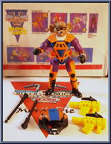 Turf Thrashin' Throttle from Biker Mice From Mars - Off-Road Bro's manufactured by Galoob [Loose]