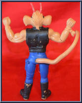 Throttle (Painted) from Biker Mice From Mars - Super Bendables manufactured by Galoob [Loose]