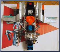 Throttle's Neutron Racer from Biker Mice From Mars - Astro Bro's Vehicles manufactured by Galoob [Loose]