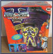 Dr. Karbunkle's Transporter and Secret Lab from Biker Mice From Mars - Basic Vehicles & Playsets manufactured by Galoob [Front]