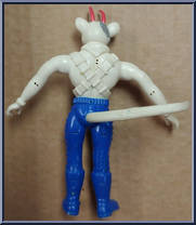 Vinnie (Unpainted) from Biker Mice From Mars - Super Bendables manufactured by Galoob [Loose]