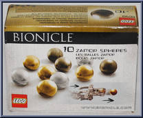 Zamor-Spheres from Bionicle - 2006 manufactured by Lego [Back]