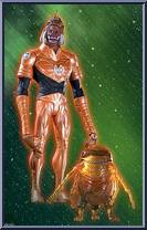 Larfleeze & Glomulus (Orange Lantern) from Blackest Night - Series 3 manufactured by DC Direct [Loose]