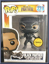 Black Panther (Masked) (Chase) from Black Panther - Pop! Vinyl Figures manufactured by Funko [Front]