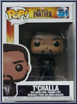 T'Challa (Black Clothes) from Black Panther - Pop! Vinyl Figures manufactured by Funko [Front]