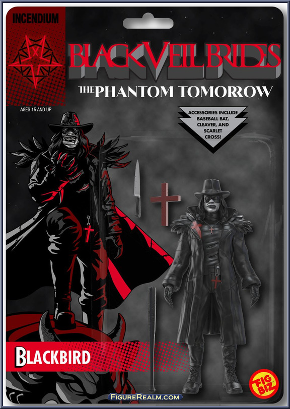 Blackbird Black Veil Brides Basic Series Incendium Action Figure
