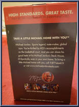 Michael Jordan (Steakhouse) (Limited Edition) from Bobble Heads - Basic Series manufactured by Jump Higher Ingredients [Back]
