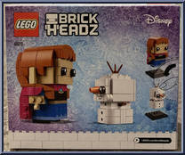 Olaf #54 / Anna #53 from BrickHeadz - Disney manufactured by Lego [Back]