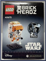 Clone Commander Cody #226 from BrickHeadz - Star Wars manufactured by Lego [Back]