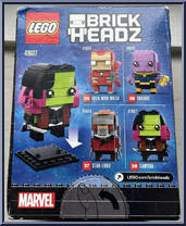 Gamora #38 from BrickHeadz - Marvel manufactured by Lego [Back]