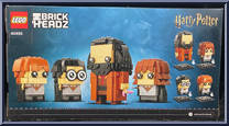 Harry Potter #139 / Hermione Granger #140 / Ron Weasley #141 / Hagrid #142 from BrickHeadz - Harry Potter manufactured by Lego [Back]