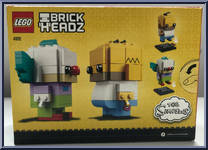 Homer Simpson #78 / Krusty the Clown #79 from BrickHeadz - Simpsons manufactured by Lego [Back]