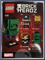 Hulk #8 from BrickHeadz - Marvel manufactured by Lego [Back]