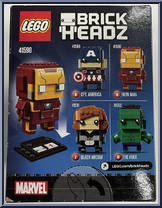 Iron Man #6 from BrickHeadz - Marvel manufactured by Lego [Back]