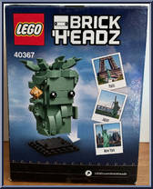 Lady Liberty #93 from BrickHeadz - Basic Series manufactured by Lego [Back]