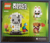 Sheep #100 from BrickHeadz - Basic Series manufactured by Lego [Back]